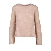 Pink Memories Maglia Beige, Dam