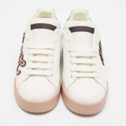 Dolce & Gabbana Pre-owned Pre-owned Laeder sneakers White, Dam