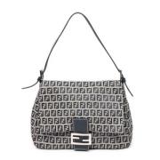 Fendi Vintage Pre-owned Canvas fendi-vskor Gray, Dam