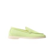 Scarosso Grön Matcha Mocka Loafer Green, Dam