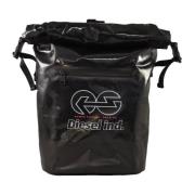 Diesel Stilren Ryggsäck med PVC och Polyester Black, Herr