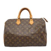 Louis Vuitton Vintage Pre-owned Tyg louis-vuitton-vskor Brown, Dam