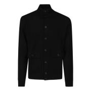 Filippo De Laurentiis Ull Kashmir Knapp Cardigan Black, Herr