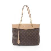 Louis Vuitton Vintage Pre-owned Tyg louis-vuitton-vskor Brown, Dam