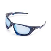 Oakley MultiColour Biker-Style Spegelglasögon Blue, Unisex