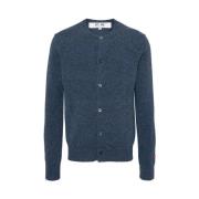 Comme des Garçons Play Logocardigan i Marinblå Blue, Herr