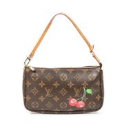 Louis Vuitton Vintage Pre-owned Canvas louis-vuitton-vskor Brown, Dam