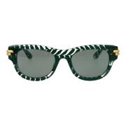 Bottega Veneta Stiliga solglasögon Bv1323Sk Green, Unisex