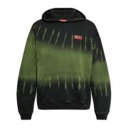 Diesel Sweatshirt S-Boxt-Hood-R2 Green, Herr