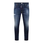 Dsquared2 Vintage Skater Jeans med Ripped Detalj Blue, Herr