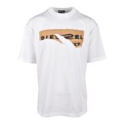 Diesel Tshirt White, Herr