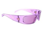 Prada Stiliga solglasögon med unik design Purple, Unisex