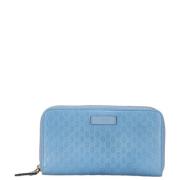 Gucci Vintage Pre-owned Laeder plnbcker Blue, Dam