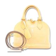 Louis Vuitton Vintage Pre-owned Tyg louis-vuitton-vskor Beige, Dam