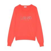 Liu Jo Stiliga Sweaters Kollektion Red, Dam