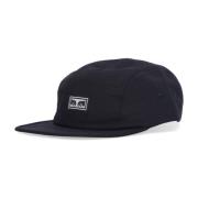 Obey Svart Camperkeps med Platt Skärm Black, Unisex