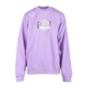 Diesel Lila Sweatshirt för Kvinnor Purple, Dam