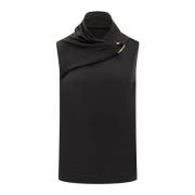 Jil Sander Hlfn Top - Stilfull och Trendig Black, Dam