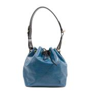 Louis Vuitton Vintage Pre-owned Laeder axelremsvskor Blue, Dam