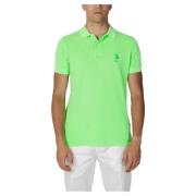 U.s. Polo Assn. Kortärmad Pikétröja Kollektion Green, Herr