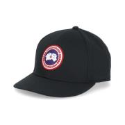 Canada Goose Svart Arctic Logo Baseballkeps Black, Herr