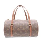 Louis Vuitton Vintage Pre-owned Canvas axelremsvskor Brown, Dam