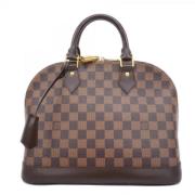 Louis Vuitton Vintage Pre-owned Tyg handvskor Brown, Dam