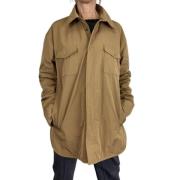 Aspesi Teknisk overshirt i kamouflage tryck Brown, Dam