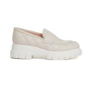 AGL Quiltad Loafers White, Dam