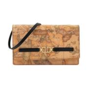 Alviero Martini 1a Classe Elegant 3D Geo Pochette Väska Svart Beige, D...