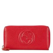 Gucci Vintage Pre-owned Laeder plnbcker Red, Dam