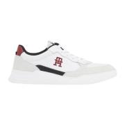 Tommy Hilfiger Höjda Cupsole Läder Sneakers White, Herr