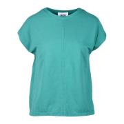 Alpha Studio Bomull Elastan T-shirt Green, Dam