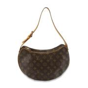 Louis Vuitton Vintage Pre-owned Canvas axelremsvskor Brown, Dam