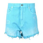 Semicouture Bomullsshorts Blue, Dam