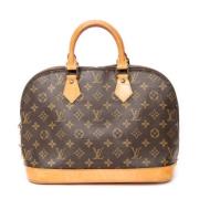 Louis Vuitton Vintage Pre-owned Canvas handvskor Brown, Dam