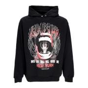 Vision OF Super Cobra Mouth Print Lättvikts Hoodie Svart Black, Herr