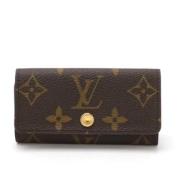 Louis Vuitton Vintage Pre-owned Canvas nyckelhllare Brown, Dam