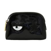 Chiara Ferragni Collection Stiligt PU-tillbehör Black, Dam