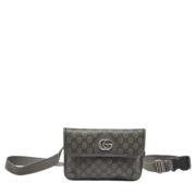 Gucci Vintage Pre-owned Canvas gucci-vskor Gray, Herr