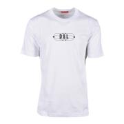 Diesel Bomull T-shirt White, Herr