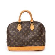 Louis Vuitton Vintage Pre-owned Canvas handvskor Brown, Dam