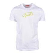 Diesel Bomull T-shirt White, Herr