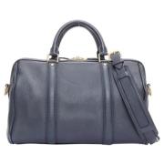 Louis Vuitton Vintage Pre-owned Laeder handvskor Blue, Dam