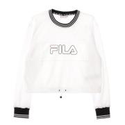 Fila Sportig Mesh Crop Top Bright White White, Dam