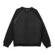 Nike Vinter Crew Neck Lättvikts Sweatshirt Svart Black, Herr