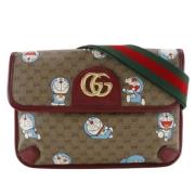 Gucci Vintage Pre-owned Canvas gucci-vskor Brown, Dam