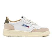 Autry Retro Medalist Sneakers Vit Taupe Beige, Herr