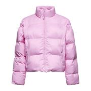 Balenciaga Rosa Quiltad Pufferjacka Pink, Dam