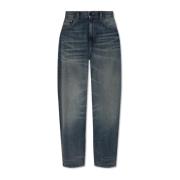 Carhartt Wip Jeans med logotyp Blue, Dam